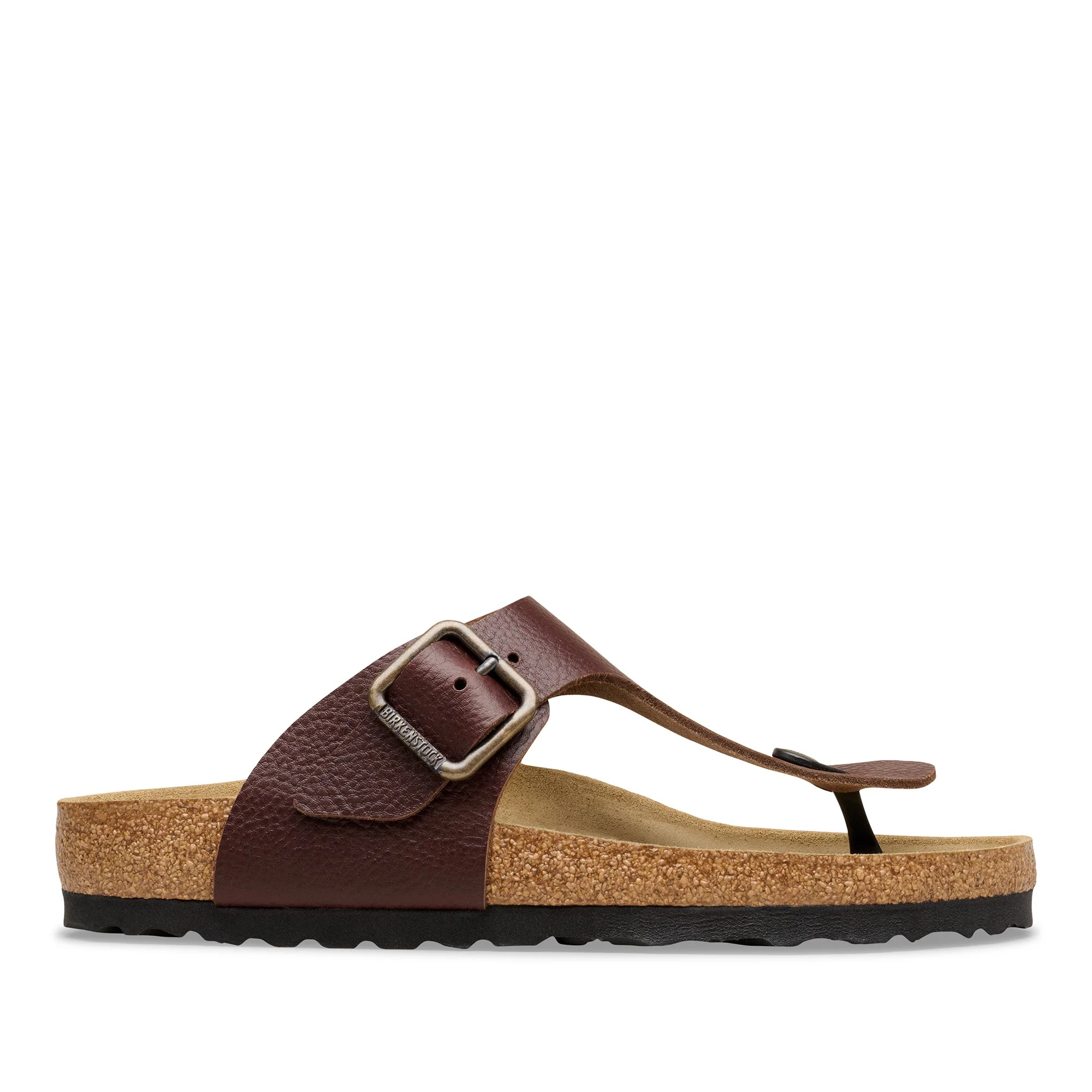 Step Briko Leather Slide- Brown - Image 3